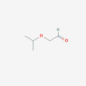 molecular formula C5H10O2 B1315204 [(Propan-2-yl)oxy]acetaldehyde CAS No. 77342-92-8