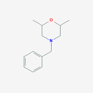 molecular formula C13H19NO B1315209 4-Benzyl-2,6-dimethylmorpholine CAS No. 61636-30-4