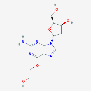 molecular formula C12H17N5O5 B131521 O6-(2-Hydroxyethyl)-2'-deoxyguanosine CAS No. 111447-35-9
