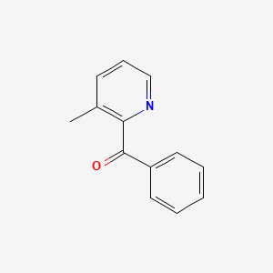 molecular formula C13H11NO B1315211 2-Benzoyl-3-methylpyridine CAS No. 27693-44-3