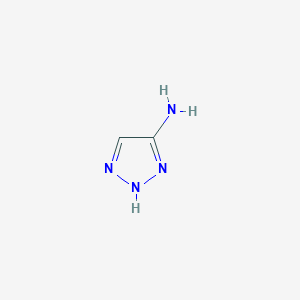molecular formula C2H4N4 B1315214 1H-1,2,3-Triazol-4-amine CAS No. 30132-90-2