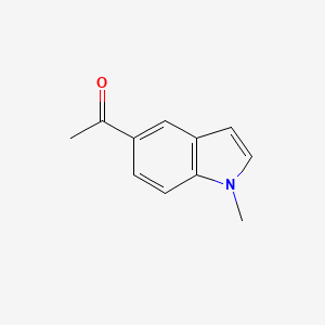 molecular formula C11H11NO B1315221 1-(1-Methyl-1H-indol-5-yl)ethanone CAS No. 61640-20-8