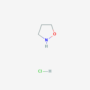 molecular formula C3H8ClNO B1315235 Isoxazolidine hydrochloride CAS No. 39657-45-9