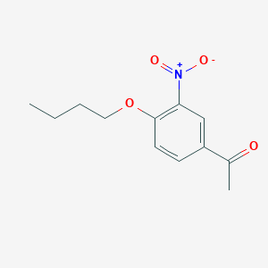 molecular formula C12H15NO4 B1315238 Ethanone, 1-(4-butoxy-3-nitrophenyl)- CAS No. 61564-84-9