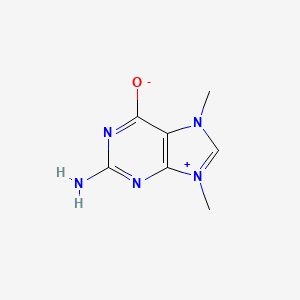 2-Amino-7,9-dimethyl-9H-purin-7-ium-6-olate