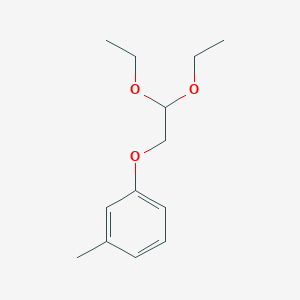 molecular formula C13H20O3 B1315255 1-(2,2-Diethoxyethoxy)-3-methylbenzene CAS No. 58042-45-8