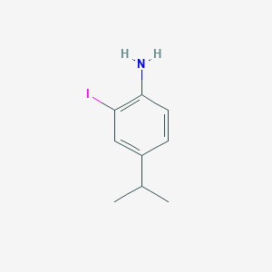 molecular formula C9H12IN B1315263 2-Iodo-4-isopropylaniline CAS No. 76842-15-4