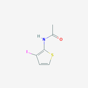 molecular formula C6H6INOS B13152646 N-(3-Iodothiophen-2-yl)acetamide 
