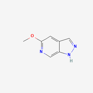 molecular formula C7H7N3O B1315265 5-methoxy-1H-pyrazolo[3,4-c]pyridine CAS No. 76006-07-0