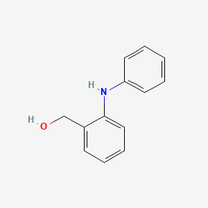 molecular formula C13H13NO B1315285 (2-Anilinophenyl)methanol CAS No. 53044-24-9