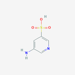 molecular formula C5H6N2O3S B1315287 5-Aminopyridine-3-sulfonic acid CAS No. 62009-35-2