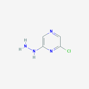 molecular formula C4H5ClN4 B1315301 2-Chloro-6-hydrazinylpyrazine CAS No. 63286-29-3