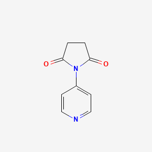 molecular formula C9H8N2O2 B1315308 2,5-Pyrrolidinedione, 1-(4-pyridinyl)- 