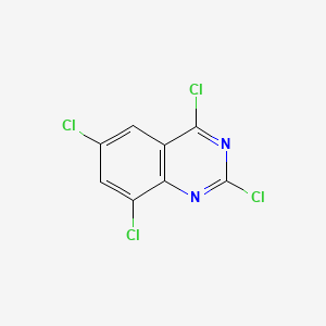 molecular formula C8H2Cl4N2 B1315311 2,4,6,8-Tetrachloroquinazoline CAS No. 54185-42-1