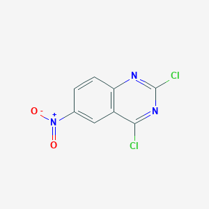 molecular formula C8H3Cl2N3O2 B1315312 2,4-二氯-6-硝基喹唑啉 CAS No. 74173-77-6