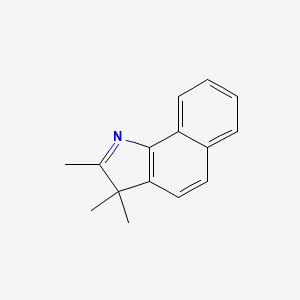 molecular formula C15H15N B1315328 2,3,3-Trimethyl-3H-benzo[g]indole CAS No. 74470-85-2
