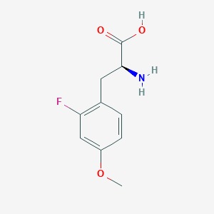 molecular formula C10H12FNO3 B1315336 2-Fluoro-O-methyl-L-tyrosine CAS No. 54788-29-3