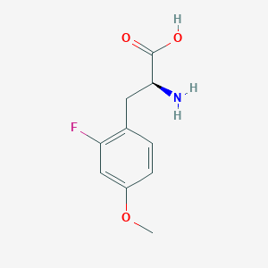 molecular formula C10H12FNO3 B1315336 Tyrosine, 2-fluoro-O-methyl- CAS No. 54788-29-3