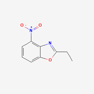 molecular formula C9H8N2O3 B1315341 2-Ethyl-4-nitro-1,3-benzoxazole CAS No. 477603-34-2