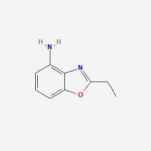 B1315342 2-Ethyl-1,3-benzoxazol-4-amine CAS No. 477603-35-3