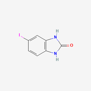 molecular formula C7H5IN2O B1315343 5-Iodo-1,3-dihydro-benzimidazol-2-one CAS No. 40644-14-2