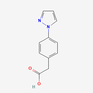 [4-(1H-pyrazol-1-yl)phenyl]acetic acid