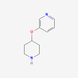 molecular formula C10H14N2O B1315372 3-(Piperidin-4-yloxy)pyridine CAS No. 310881-48-2