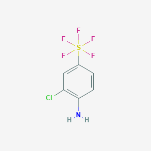 (4-Amino-3-chlorophenyl)pentafluorosulfur