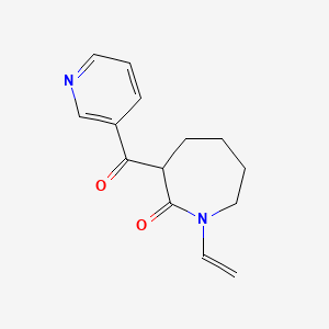 3-(Pyridin-3-ylcarbonyl)-1-vinylazepan-2-one