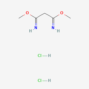 molecular formula C5H12Cl2N2O2 B1315393 Dimethyl malonimidate dihydrochloride CAS No. 71160-05-9