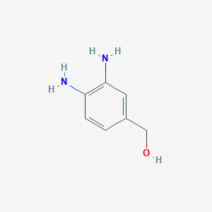 molecular formula C7H10N2O B1315401 (3,4-Diaminophenyl)methanol CAS No. 63189-98-0
