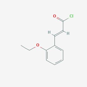 molecular formula C11H11ClO2 B1315406 2-Ethoxycinnamoyl chloride 