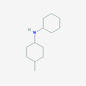 molecular formula C13H25N B1315411 N-cyclohexyl-4-methylcyclohexan-1-amine CAS No. 86822-65-3
