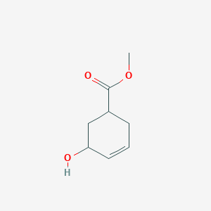 molecular formula C8H12O3 B1315415 Methyl 5-hydroxycyclohex-3-ene-1-carboxylate CAS No. 79433-96-8