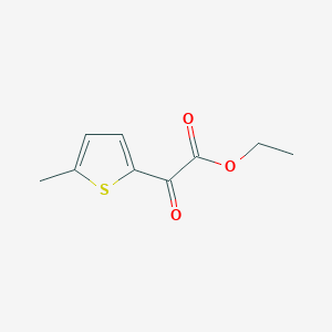 molecular formula C9H10O3S B1315427 Ethyl 5-methylthiophene-2-glyoxylate CAS No. 50845-87-9