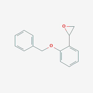 molecular formula C15H14O2 B1315433 Oxirane, [2-(phenylmethoxy)phenyl]- CAS No. 104340-25-2