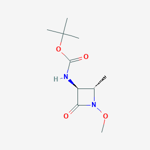 [(2S,3S)-1-Methoxy-2-methyl-4-oxo-3-azetidinyl]-carbamic Acid 1,1-Dimethylethyl Ester