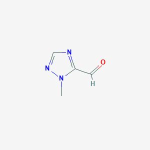molecular formula C4H5N3O B1315440 1-methyl-1H-1,2,4-triazole-5-carbaldehyde CAS No. 99651-37-3