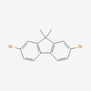 molecular formula C15H12Br2 B1315444 2,7-Dibromo-9,9-dimethylfluorene CAS No. 28320-32-3
