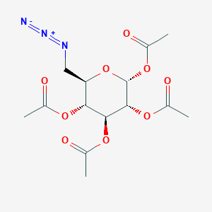 1,2,3,4-tetra-O-acetyl-6-azido-6-deoxy-alpha-D-glucopyranose