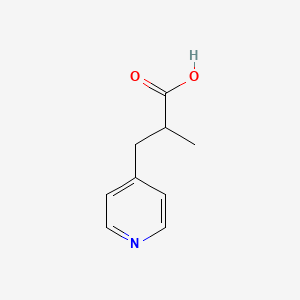 molecular formula C9H11NO2 B1315455 2-Methyl-3-(pyridin-4-YL)propanoic acid CAS No. 322725-47-3