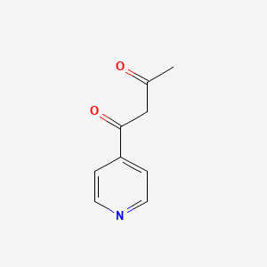 molecular formula C9H9NO2 B1315463 1-(Pyridin-4-yl)butane-1,3-dione CAS No. 75055-73-1