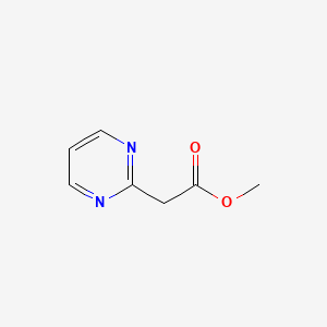 molecular formula C7H8N2O2 B1315466 2-(2-嘧啶基)乙酸甲酯 CAS No. 60561-50-4