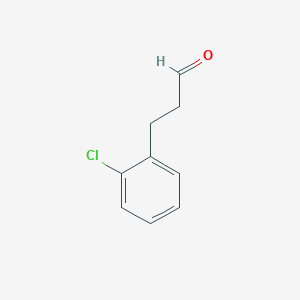 molecular formula C9H9ClO B131547 3-(2-Chlorophenyl)propanal CAS No. 157433-36-8