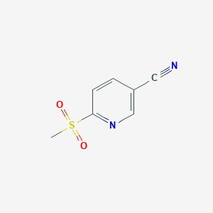 B1315477 6-(Methylsulfonyl)nicotinonitrile CAS No. 66154-68-5
