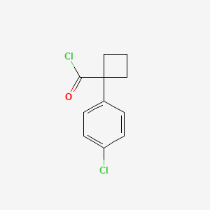 Cyclobutanecarbonyl chloride, 1-(4-chlorophenyl)-