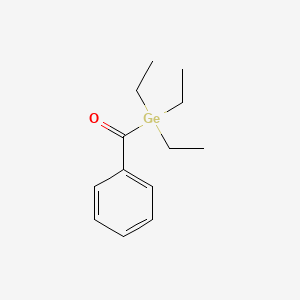 molecular formula C13H20GeO B13155097 Germane, benzoyltriethyl- CAS No. 13433-78-8