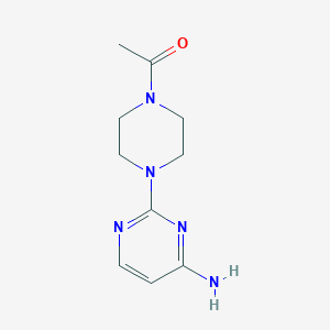 1-[4-(4-Aminopyrimidin-2-yl)piperazin-1-yl]ethanone