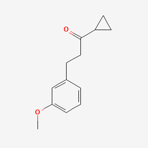 Cyclopropyl 2-(3-methoxyphenyl)ethyl ketone