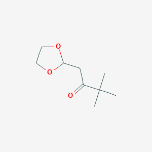 1-(1,3-Dioxolan-2-yl)-3,3-dimethyl-butan-2-one